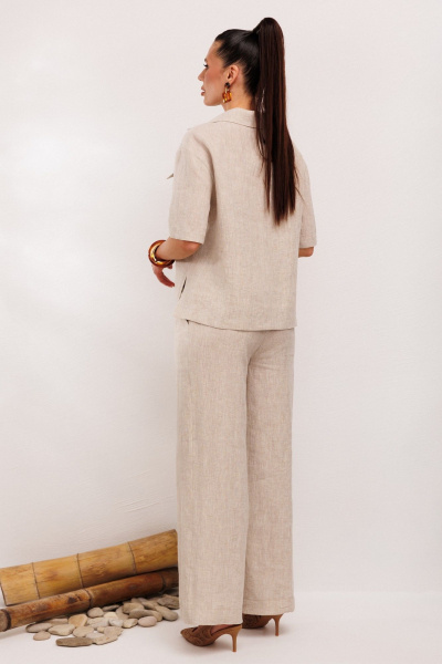Брюки, жакет Galean Style 982.1 бежевый - фото 18