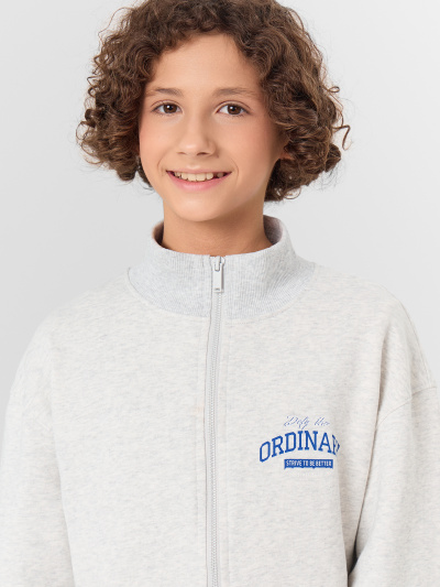 Толстовка Mark Formelle 123448/25-35532П-7 серый_меланж_4306_А_печать2_1_сл_на_ЛВ_дет_пер - фото 4