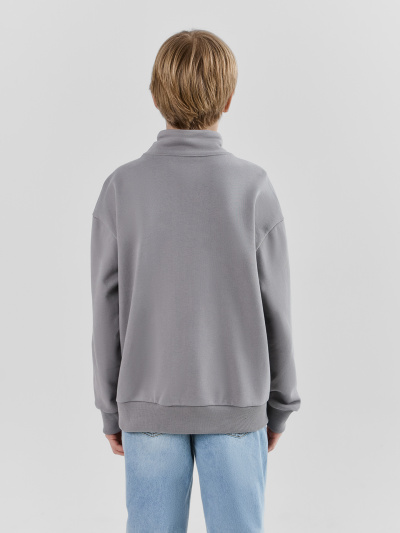 Толстовка Mark Formelle 123458/25Е-42085П-7 серый_печать1_1_сл_на_пол - фото 2