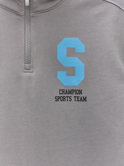 Толстовка Mark Formelle 123458/25Е-42085П-7 серый_печать1_1_сл_на_пол - фото 4