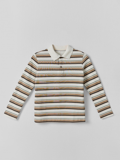 Майка Mark Formelle 123493/25-39383П-0 бежевая_полоска_на_св.молочном - фото 3