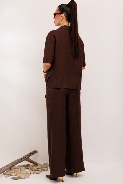 Брюки, жакет Galean Style 982.1 коричневый - фото 24