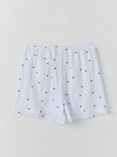 Шорты Mark Formelle 132389/25-40681ПП-9 сердечки_на_белом - фото 2