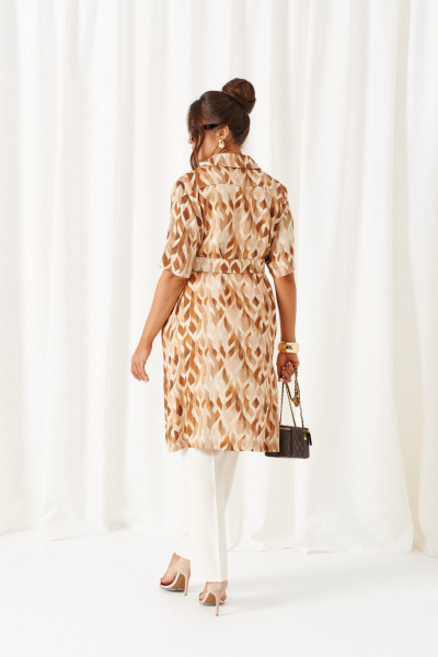 Блуза, брюки, топ Beautiful&Free 6455 песочно-молочный - фото 11