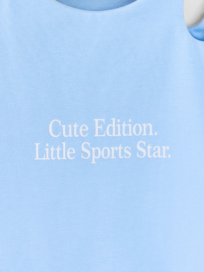 Велосипедки, топ Mark Formelle 397748/25-40442П-5 небо_печать_2_сл_на_пол - фото 4