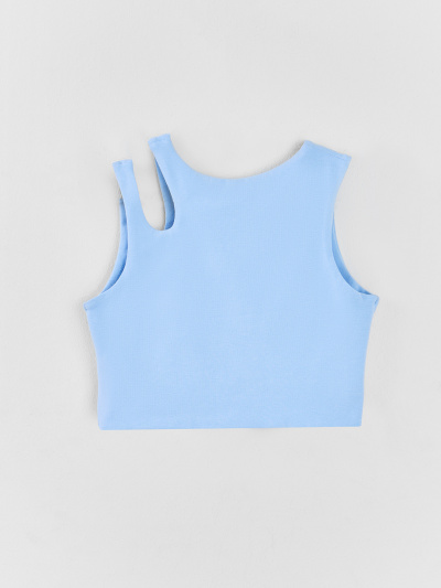 Велосипедки, топ Mark Formelle 397748/25-40442П-5 небо_печать_2_сл_на_пол - фото 5