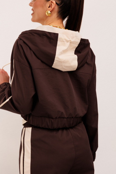 Брюки, бомбер Galean Style 986 коричневый - фото 8