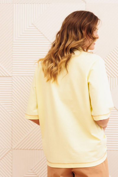 Джемпер Gizart 15380 сливочное масло - фото 6