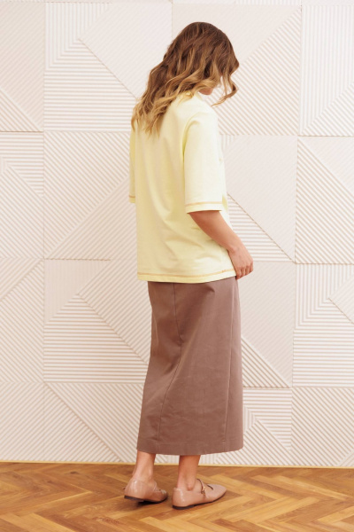 Джемпер Gizart 15380 сливочное масло - фото 3