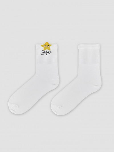 Носки Mark Formelle 444K-3529/B5-26444K белый_рис.3529 - фото 1