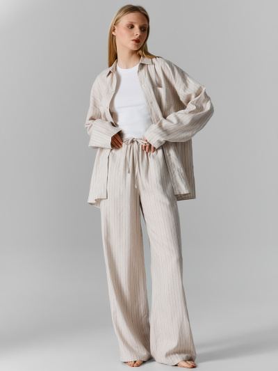 Рубашка Mark Formelle 502985-1/25-39990ПП-9 полоска_на_бежевом - фото 4