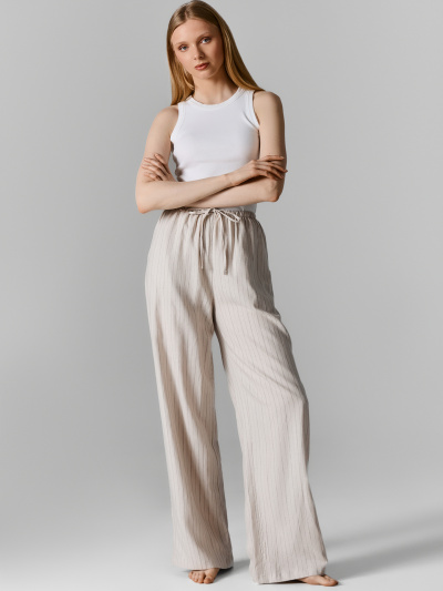 Брюки Mark Formelle 532431/25-40015ПП-9 полоска_на_бежевом - фото 1