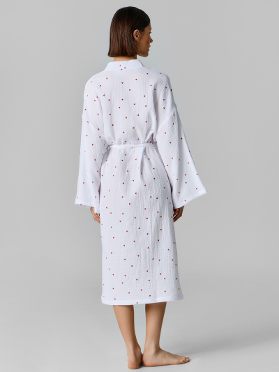 Халат Mark Formelle 552298/25-40807ПП-9 сердечки_на_белом - фото 2