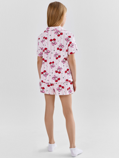 Рубашка, шорты Mark Formelle 567745/25-37344ПП-0 вишенки_на_полоске - фото 2