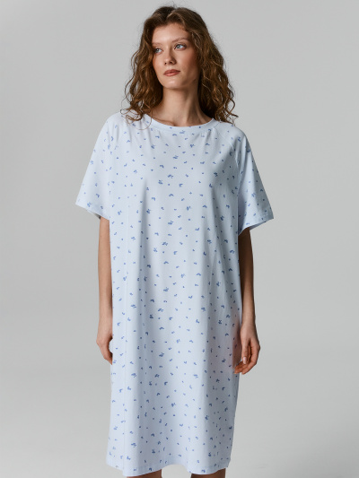 Сорочка Mark Formelle 572385/25-35901ПП-5 букетики_на_голубом - фото 1