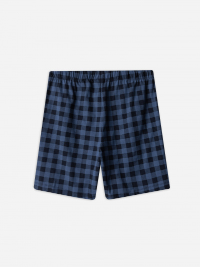 Сорочка, шорты Mark Formelle 591057/25-5924ПП-0 клетка_на_т.синем - фото 2