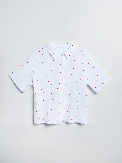 Жакет, шорты Mark Formelle 592674/25-41928ПП-9 сердечки_на_белом - фото 5