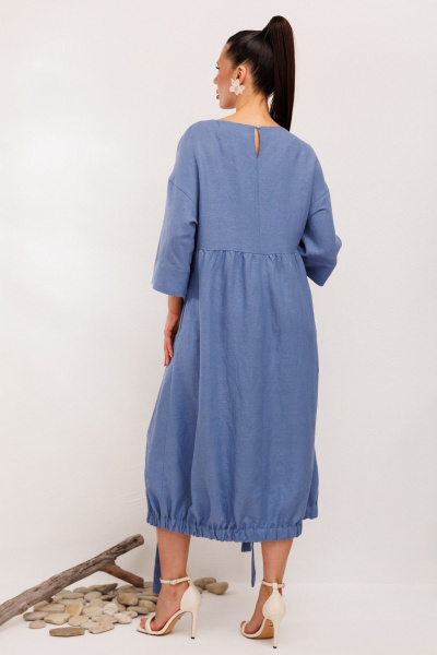 Платье Galean Style 1003 синий - фото 15