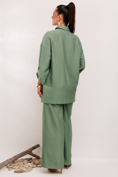 Брюки, рубашка Galean Style 1004 зеленый - фото 18