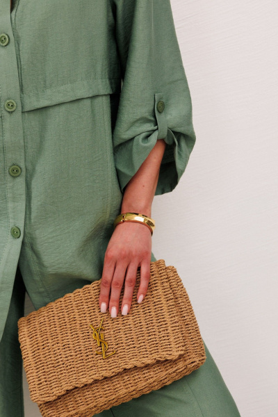 Брюки, рубашка Galean Style 1004 зеленый - фото 7