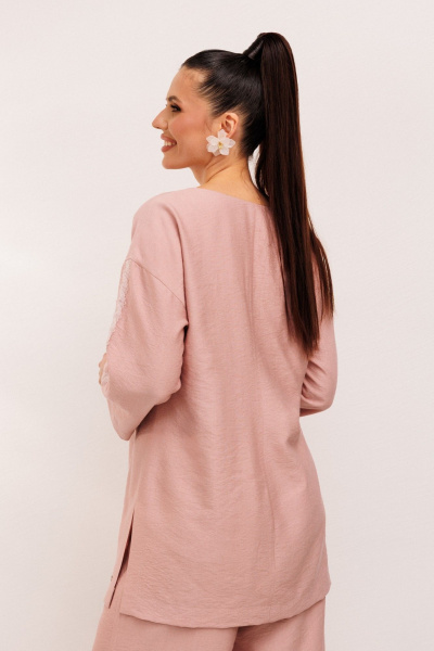 Блуза, брюки Galean Style 1005 розовый - фото 14