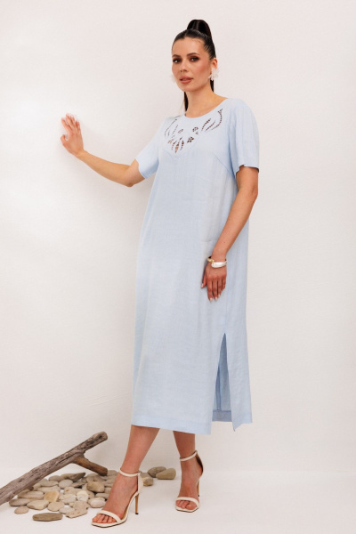 Платье Galean Style 1011 голубой - фото 14