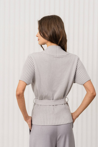 Жакет Romgil РВ0409-ХЛ2 светло-серый - фото 2