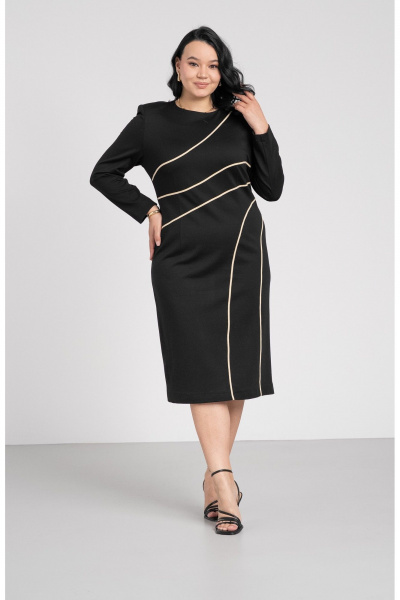 Платье FASHION CENTRE В-4216 черный - фото 2