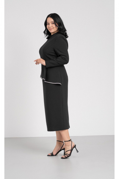 Платье FASHION CENTRE Пв-4220 черный - фото 6