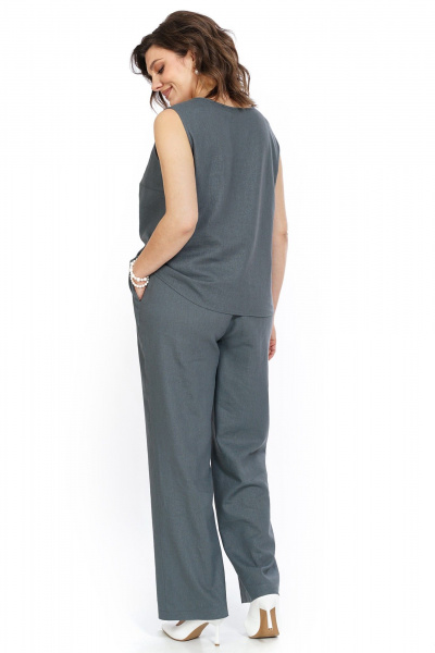 Блуза, брюки, топ Alani Collection 2521 серый - фото 13