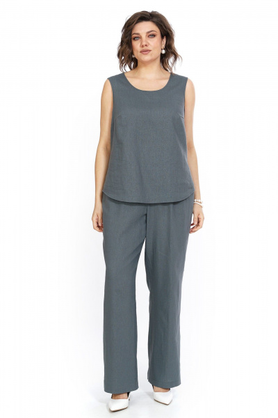 Блуза, брюки, топ Alani Collection 2521 серый - фото 12