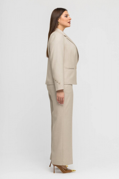 Брюки, жакет Gold Style 2749 бежевый - фото 4