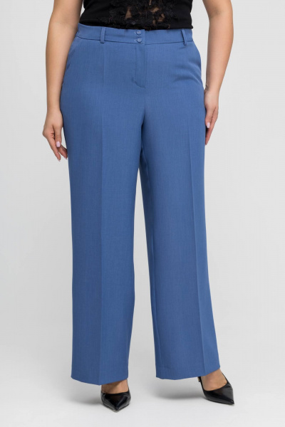 Брюки, жакет Gold Style 2761 джинс,небесно-голубой - фото 4