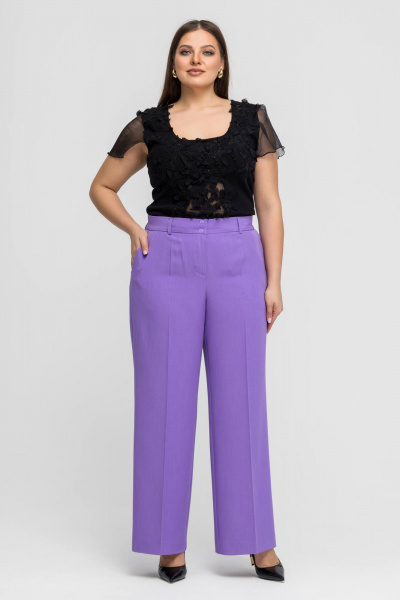 Брюки, жакет Gold Style 2761 сиреневый,светло-сиреневый - фото 7