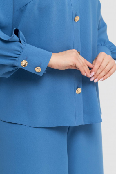 Брюки, жакет Gold Style 2762 темно-голубой - фото 3