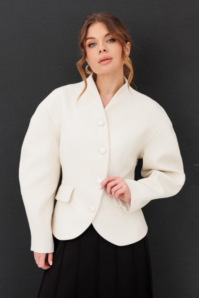 Жакет Marshop М228 молочный - фото 1