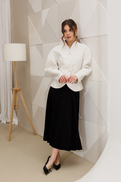 Жакет Marshop М228 молочный - фото 10