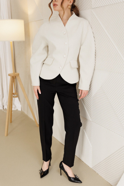 Жакет Marshop М228 молочный - фото 6