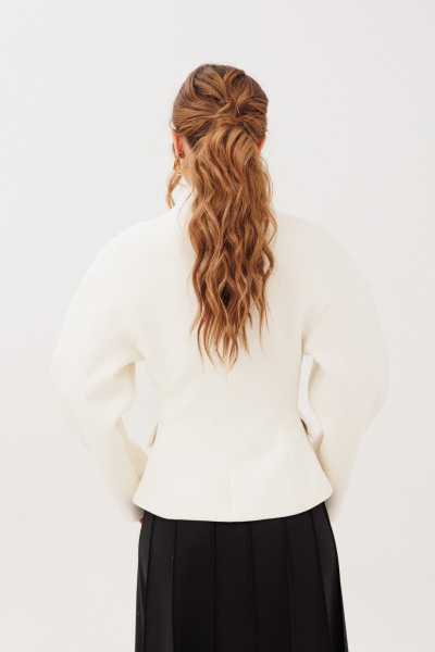 Жакет Marshop М228 молочный - фото 8