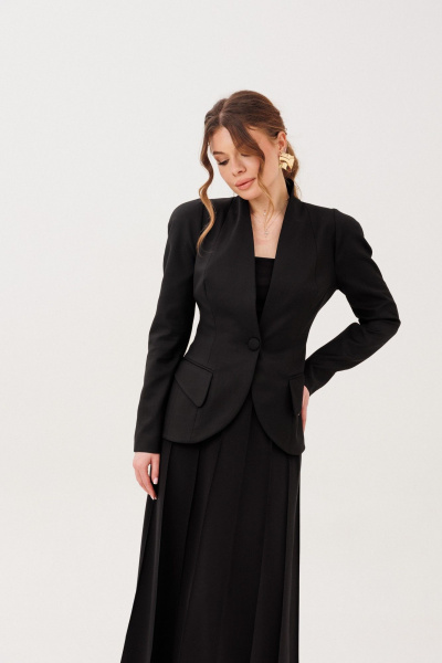 Жакет Marshop М222/1 черный - фото 8