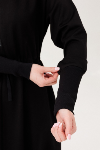 Платье Marshop М221/1 черный - фото 9