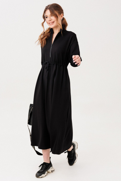 Платье Marshop М221/1 черный - фото 3