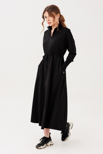 Платье Marshop М221/1 черный - фото 2