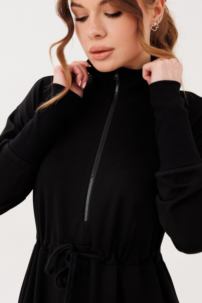 Платье Marshop М221/1 черный - фото 7