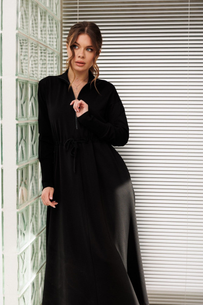 Платье Marshop М221/1 черный - фото 10