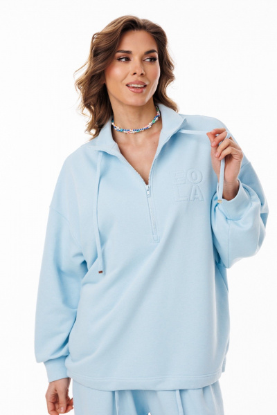 Брюки, джемпер EOLA 3048 голубой - фото 9