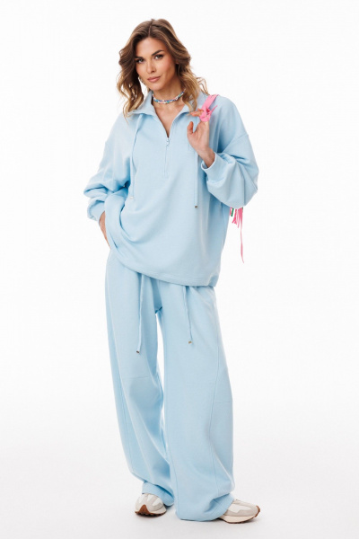 Брюки, джемпер EOLA 3048 голубой - фото 6