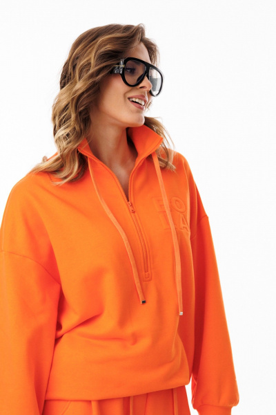 Брюки, джемпер EOLA 3048 оранжевый - фото 9