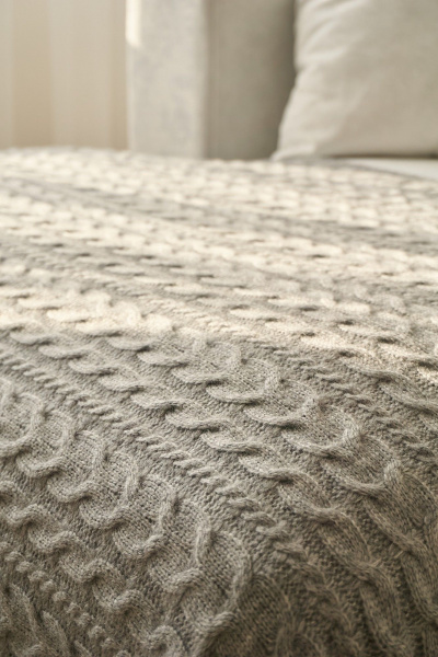 Плед Belange 3552 серый - фото 4