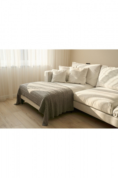 Плед Belange 3552 серый - фото 5